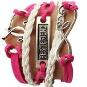 💖Best Friend  Forever Leather Bracelet